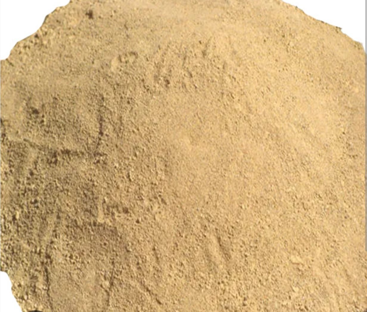Rock Phosphate powder close up